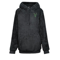 NBA - Milwaukee Bucks The Best Hoodie in the World By Jill Martin Unisex Oversized Lounge Pullover Hoodie - Black