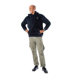 NBA - Milwaukee Bucks The Best Hoodie in the World By Jill Martin Unisex Oversized Lounge Pullover Hoodie - Black
