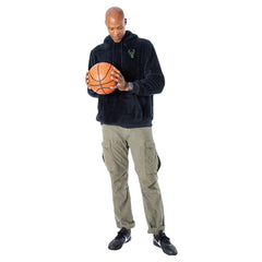 NBA - Milwaukee Bucks The Best Hoodie in the World By Jill Martin Unisex Oversized Lounge Pullover Hoodie - Black