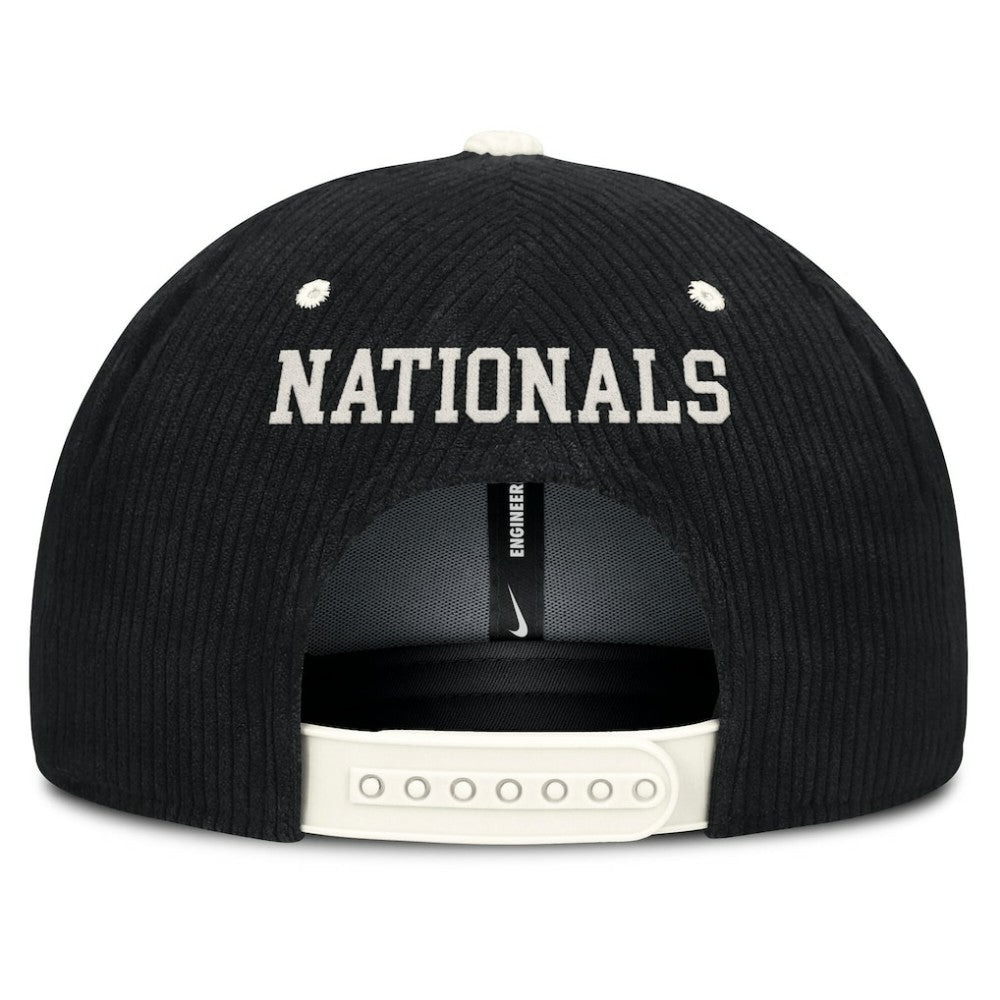 Washington Nationals Nike Pro Corduroy Structured Snapback Hat Online