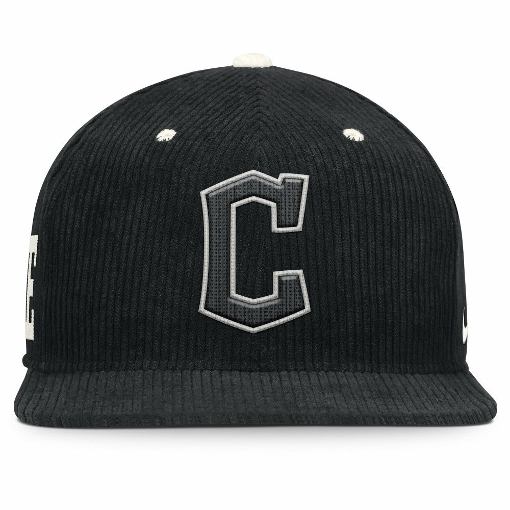 Cleveland Guardians Nike Pro Corduroy Structured Snapback Hat Clearance