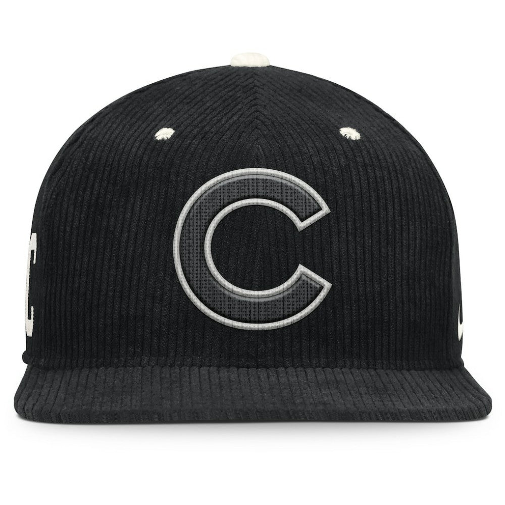 Chicago Cubs Nike Pro Corduroy Structured Snapback Hat Online