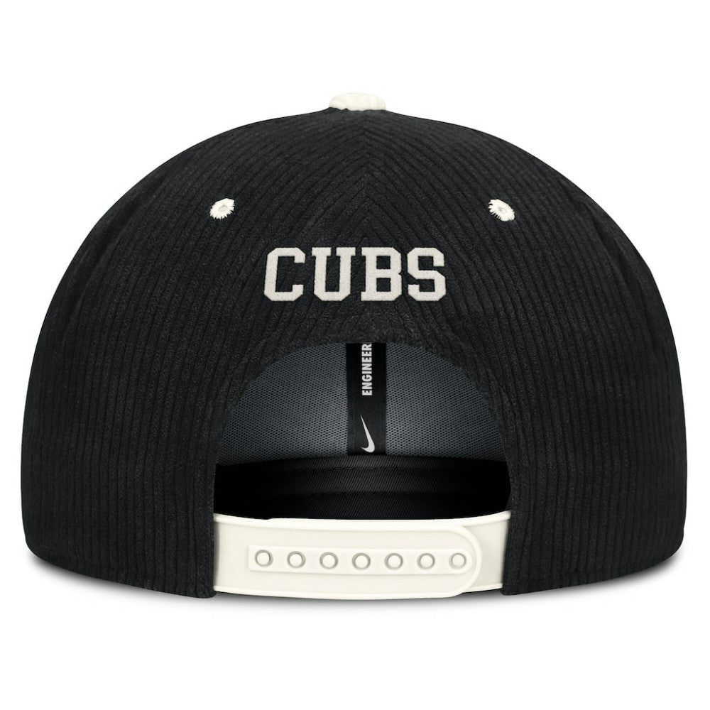 Chicago Cubs Nike Pro Corduroy Structured Snapback Hat Online