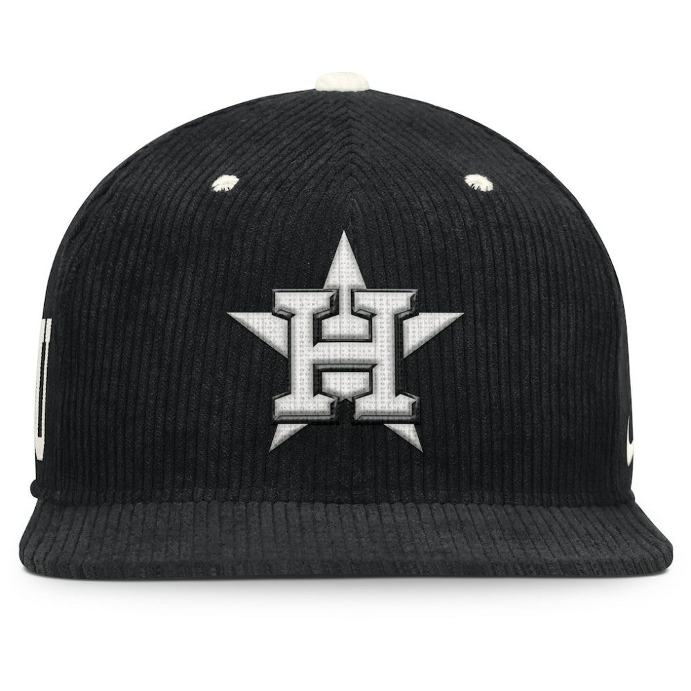 Houston Astros Nike Pro Corduroy Structured Snapback Hat discount