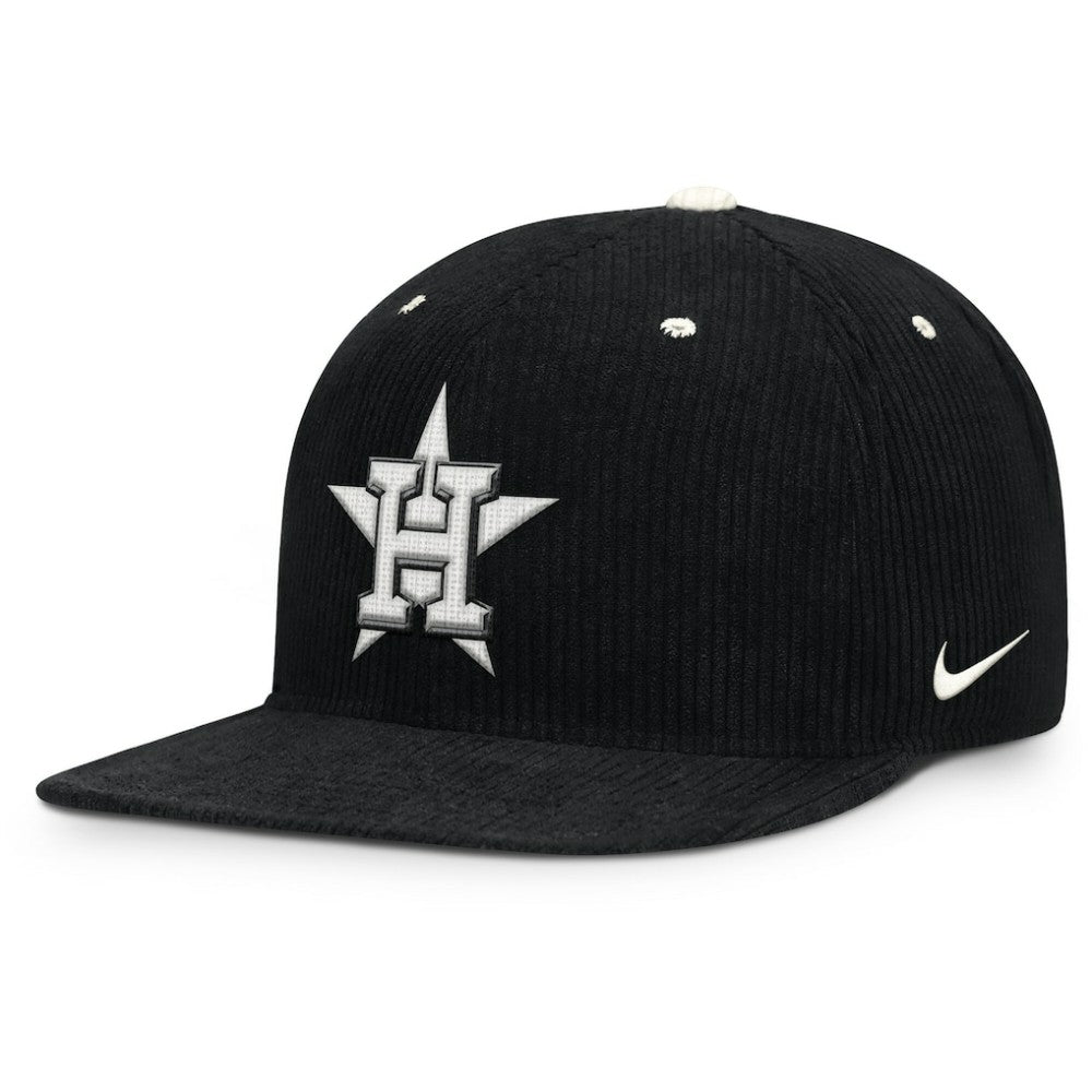 Houston Astros Nike Pro Corduroy Structured Snapback Hat discount