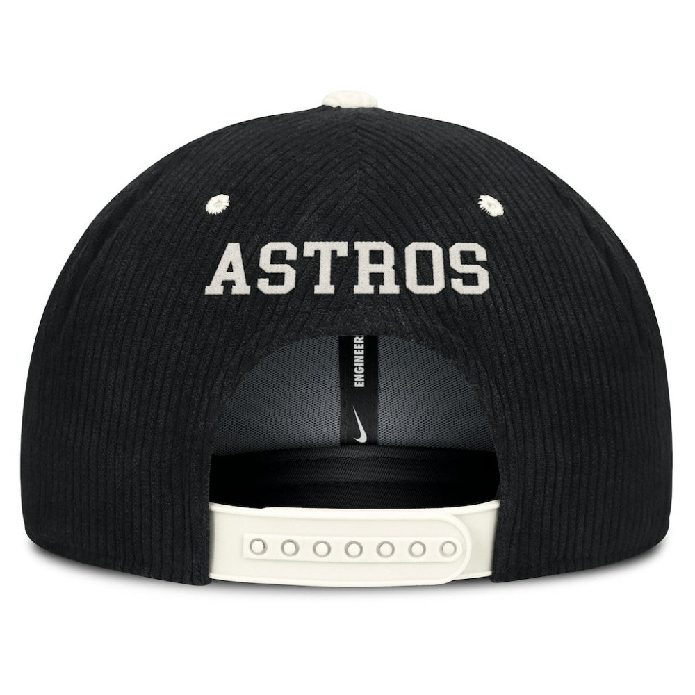 Houston Astros Nike Pro Corduroy Structured Snapback Hat discount