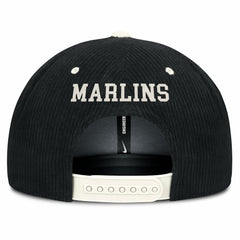 Miami Marlins Nike Pro Corduroy Structured Snapback Hat Lifestyle