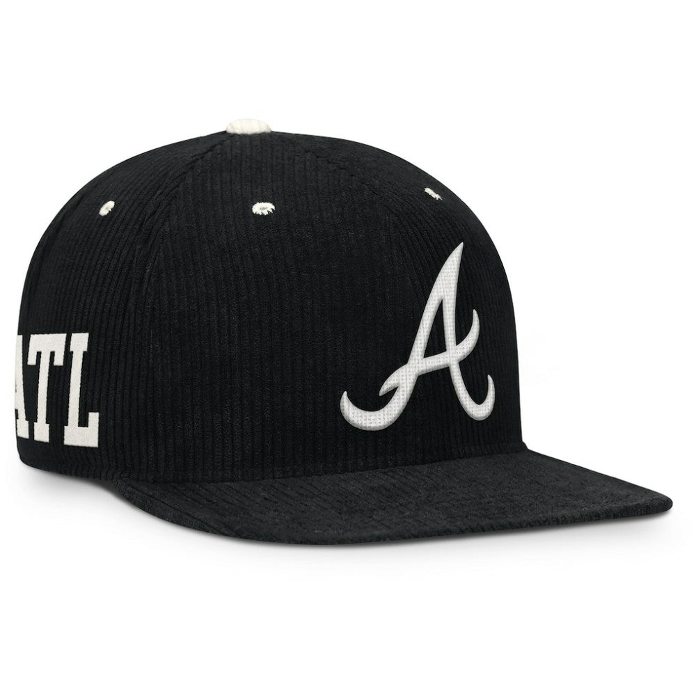 Atlanta Braves Nike Pro Corduroy Structured Snapback Hat for sale