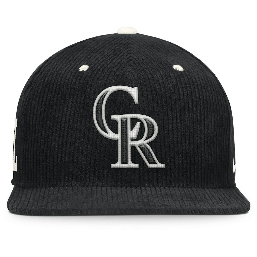 Colorado Rockies Nike Pro Corduroy Structured Snapback Hat Sale