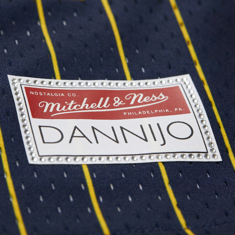 Mitchell & Ness - Golden State Warriors x DANNIJO Women's Fashion Baseball Jersey - Blue