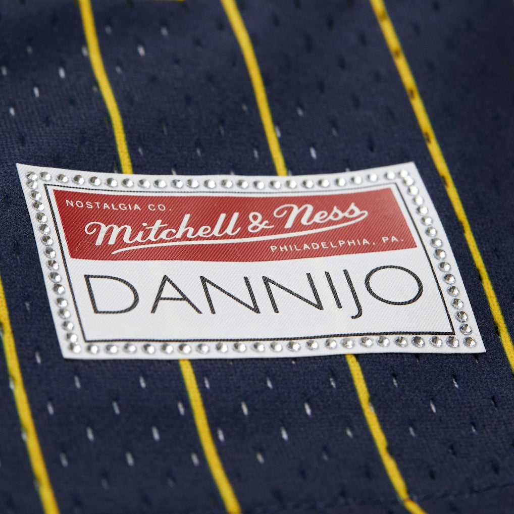 Mitchell & Ness - Golden State Warriors x DANNIJO Women's Fashion Baseball Jersey - Blue