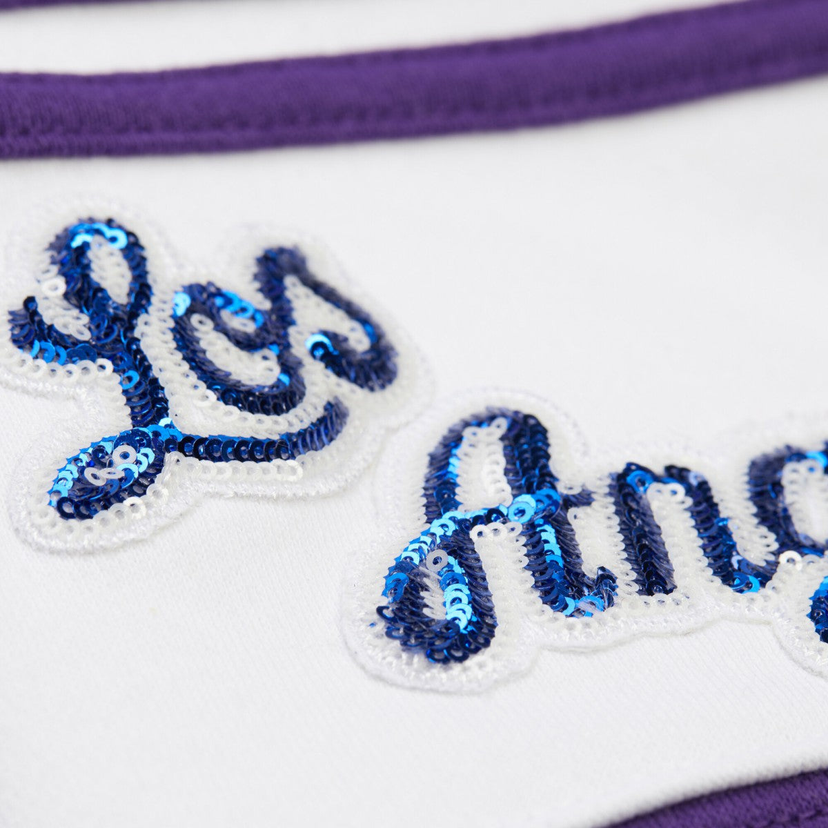 Mitchell & Ness - Los Angeles Lakers x DANNIJO Women's Blocked Pullover Sweatshirt - Gold/Purple