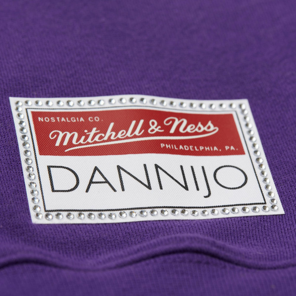 Mitchell & Ness - Los Angeles Lakers x DANNIJO Women's Blocked Pullover Sweatshirt - Gold/Purple