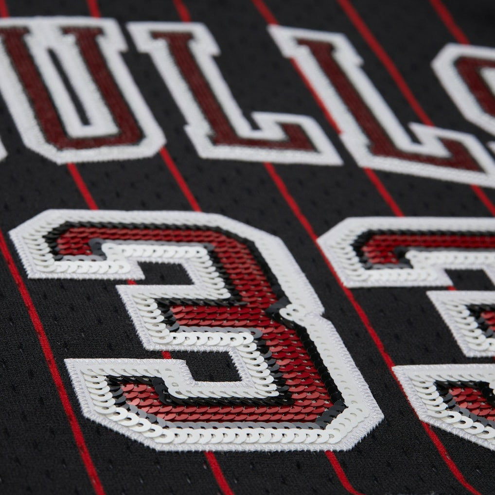 Scottie Pippen Chicago Bulls x DANNIJO Women's Fashion Cropped Basketball Jersey sale - Black | NBA Jerseys