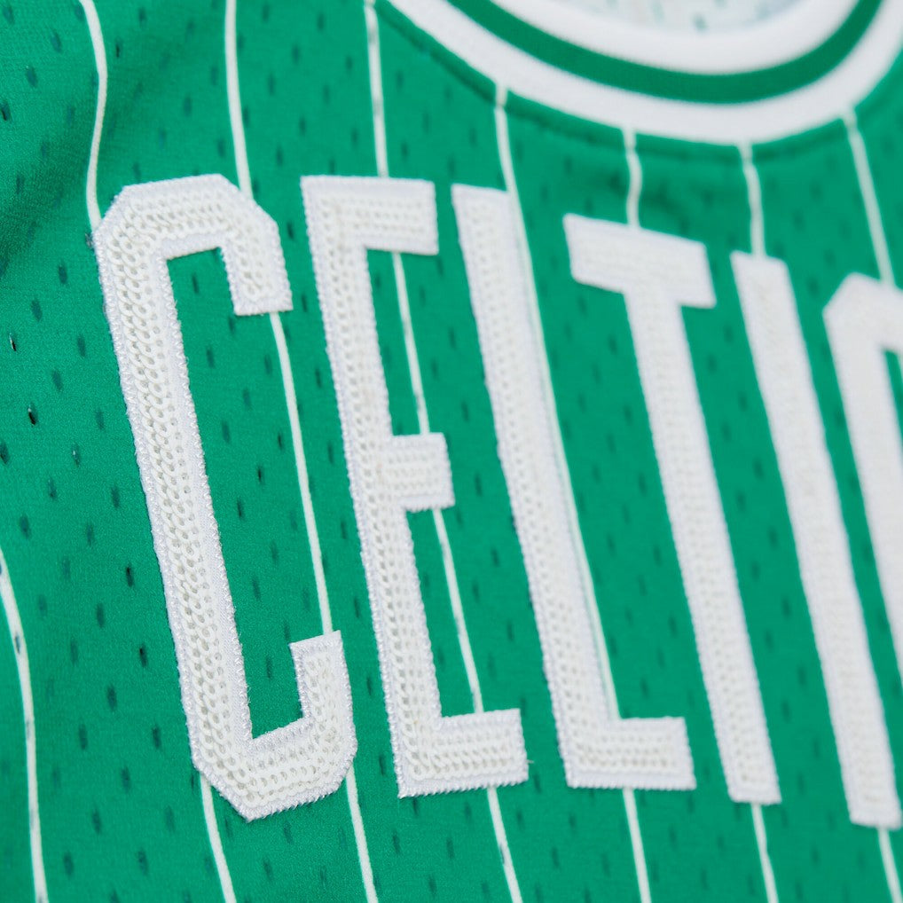 Larry Bird Boston Celtics x DANNIJO Women's Fashion Cropped Basketball Jersey - Kelly Green | NBA Jerseys