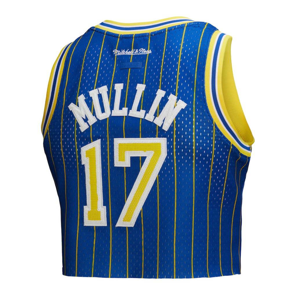 Chris Mullin Golden State Warriors x DANNIJO Women's Fashion Cropped Basketball Jersey sale - Royal | NBA Jerseys