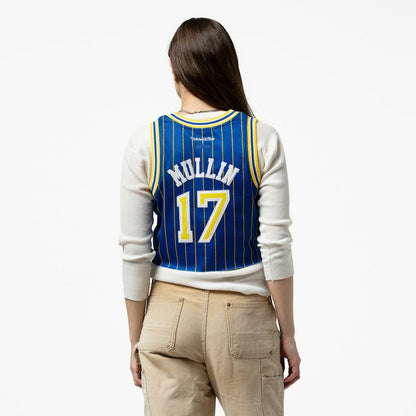 Chris Mullin Golden State Warriors x DANNIJO Women's Fashion Cropped Basketball Jersey sale - Royal | NBA Jerseys