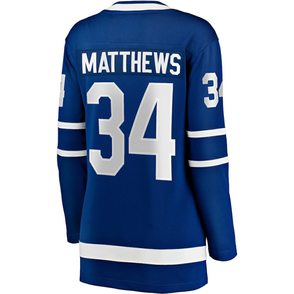 Auston Matthews Toronto Maple Leafs - Fanatics Women's Captain Patch Home Breakaway Player Jersey Blue