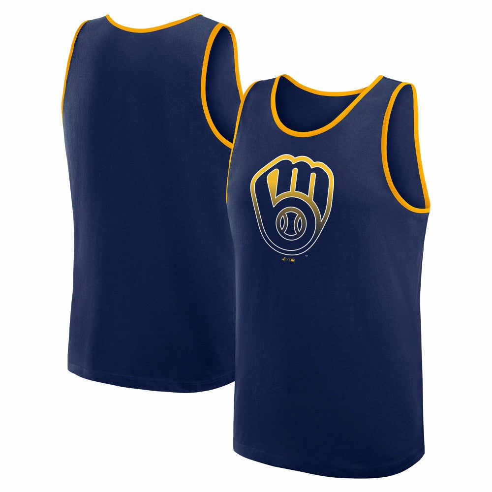 Milwaukee Brewers Logo Athletic Unmatched Success Tank Top for sale