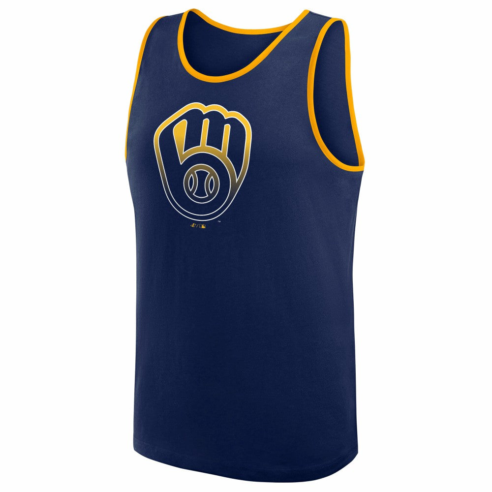 Milwaukee Brewers Logo Athletic Unmatched Success Tank Top for sale
