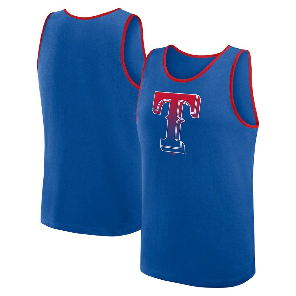 Texas Rangers Logo Athletic Unmatched Success Tank Top On Sale