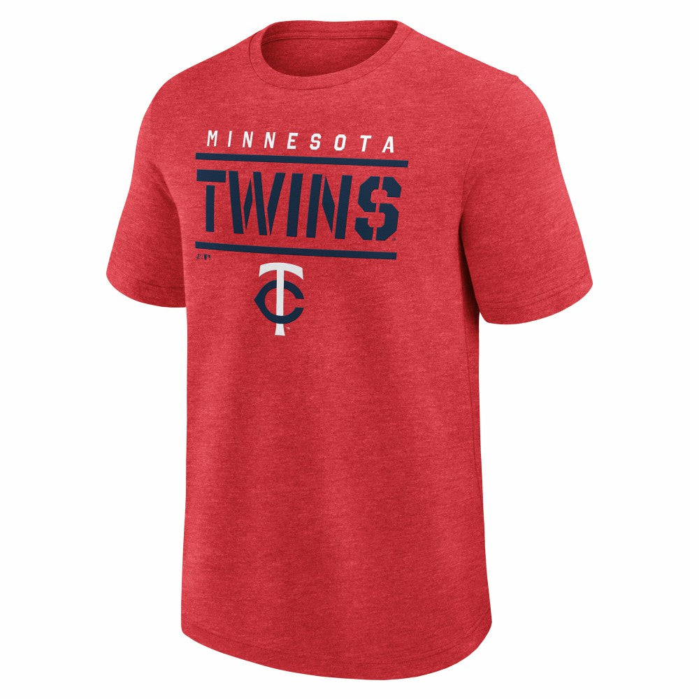 Minnesota Twins Logo Athletic Top Notch T-Shirt discount