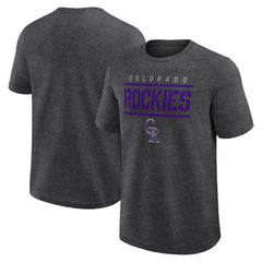 Colorado Rockies Logo Athletic Top Notch T-Shirt Clearance