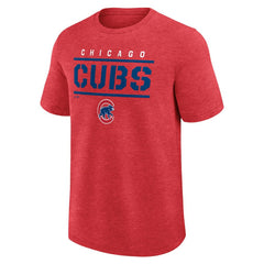 Chicago Cubs Logo Athletic Top Notch T-Shirt On Sale