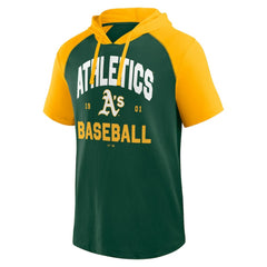 Athletics Logo Athletic Prime Raglan Short Sleeve Hoodie T-Shirt On Sale