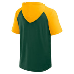 Athletics Logo Athletic Prime Raglan Short Sleeve Hoodie T-Shirt On Sale