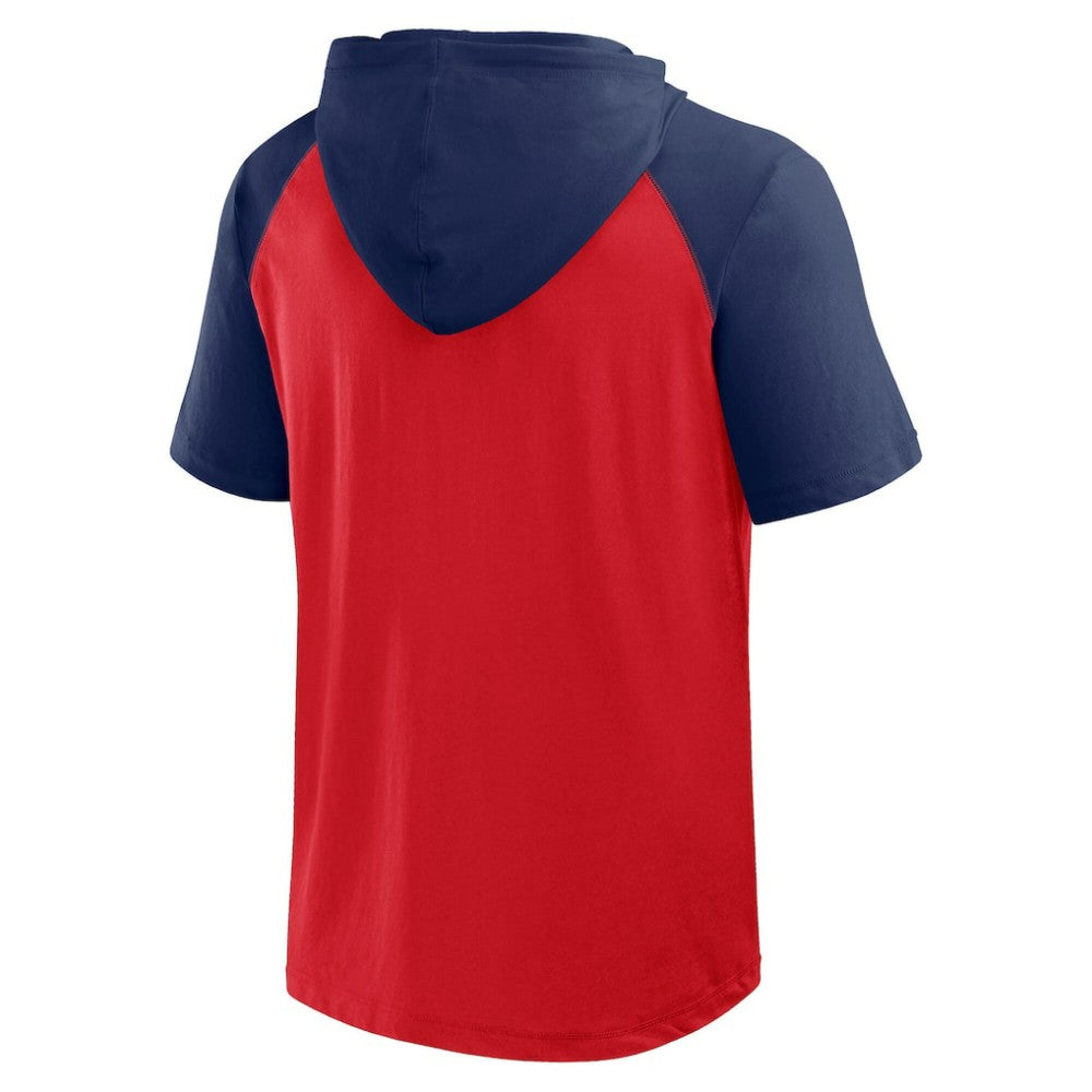 St. Louis Cardinals Logo Athletic Prime Raglan Short Sleeve Hoodie T-Shirt Lifestyle