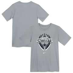 Dallas Cowboys Preschool Icon Legend Dri-FIT T-Shirt Gray - Nike
