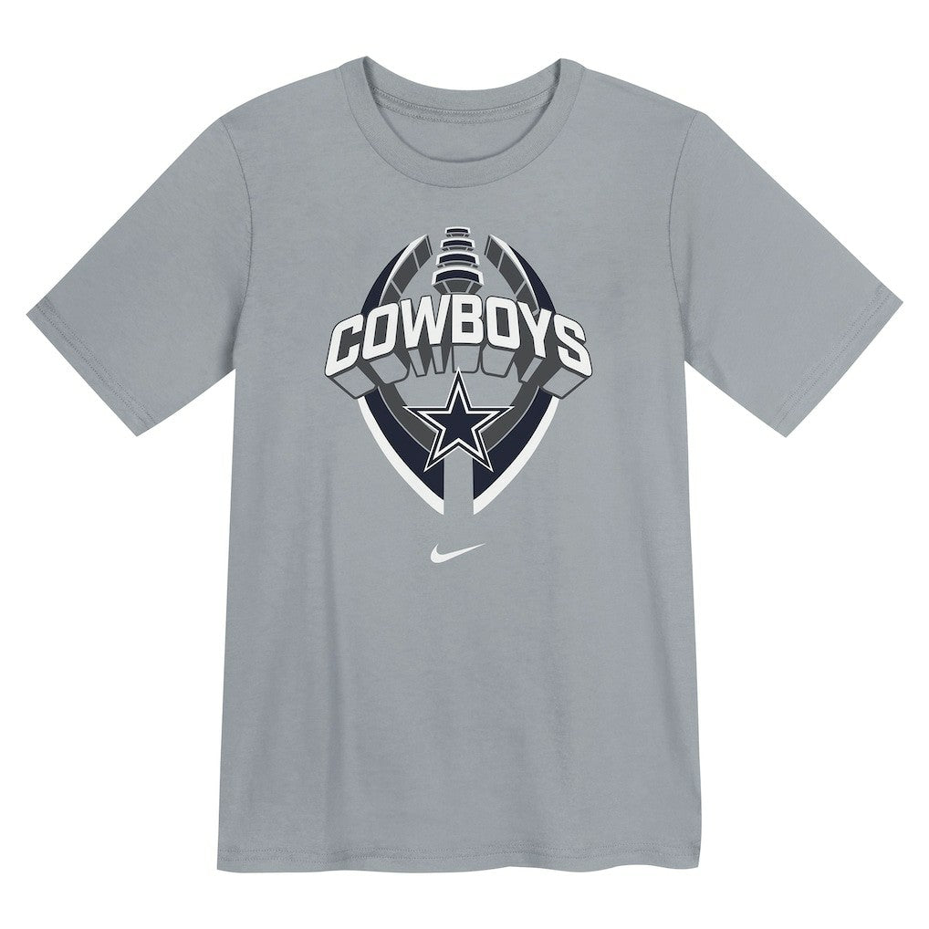 Dallas Cowboys Preschool Icon Legend Dri-FIT T-Shirt Gray - Nike