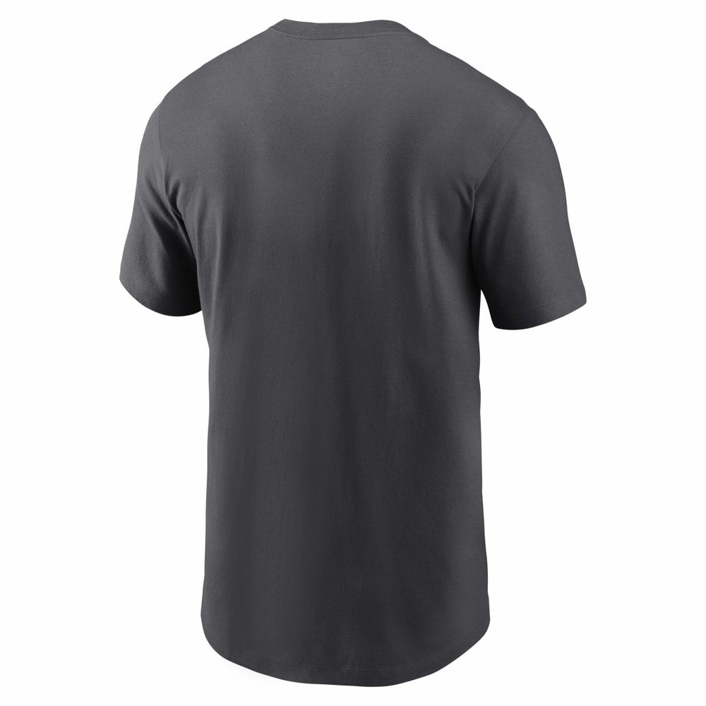 Denver Broncos Primetime Wordmark Essential T-Shirt Anthracite - Nike