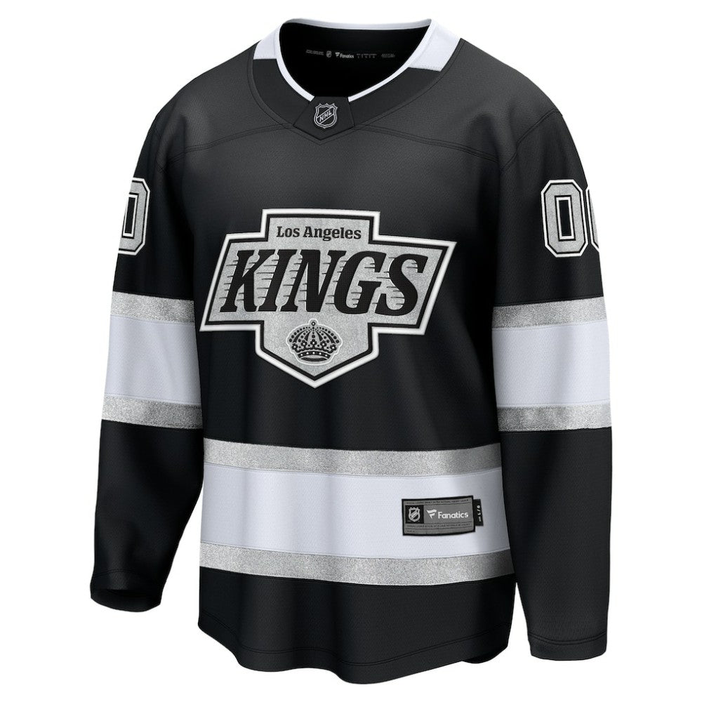 Los Angeles Kings Fanatics Home Breakaway Custom Jersey - Black | NHL Jerseys