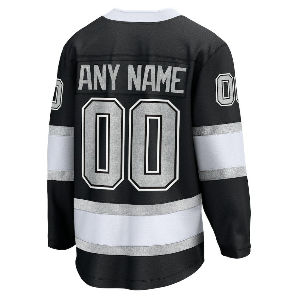 Los Angeles Kings Fanatics Home Breakaway Custom Jersey - Black | NHL Jerseys