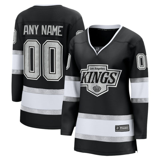 Los Angeles Kings Fanatics Women's Home Breakaway Custom Jersey - Black | NHL Jerseys