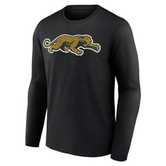 Jacksonville Jaguars Classic Logo Long Sleeve T-Shirt Black - NFL