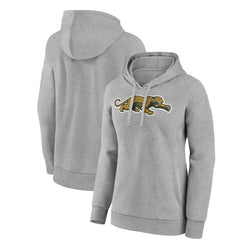 Jacksonville Jaguars Women's Classic Logo Pullover Hoodie Gray - NFL