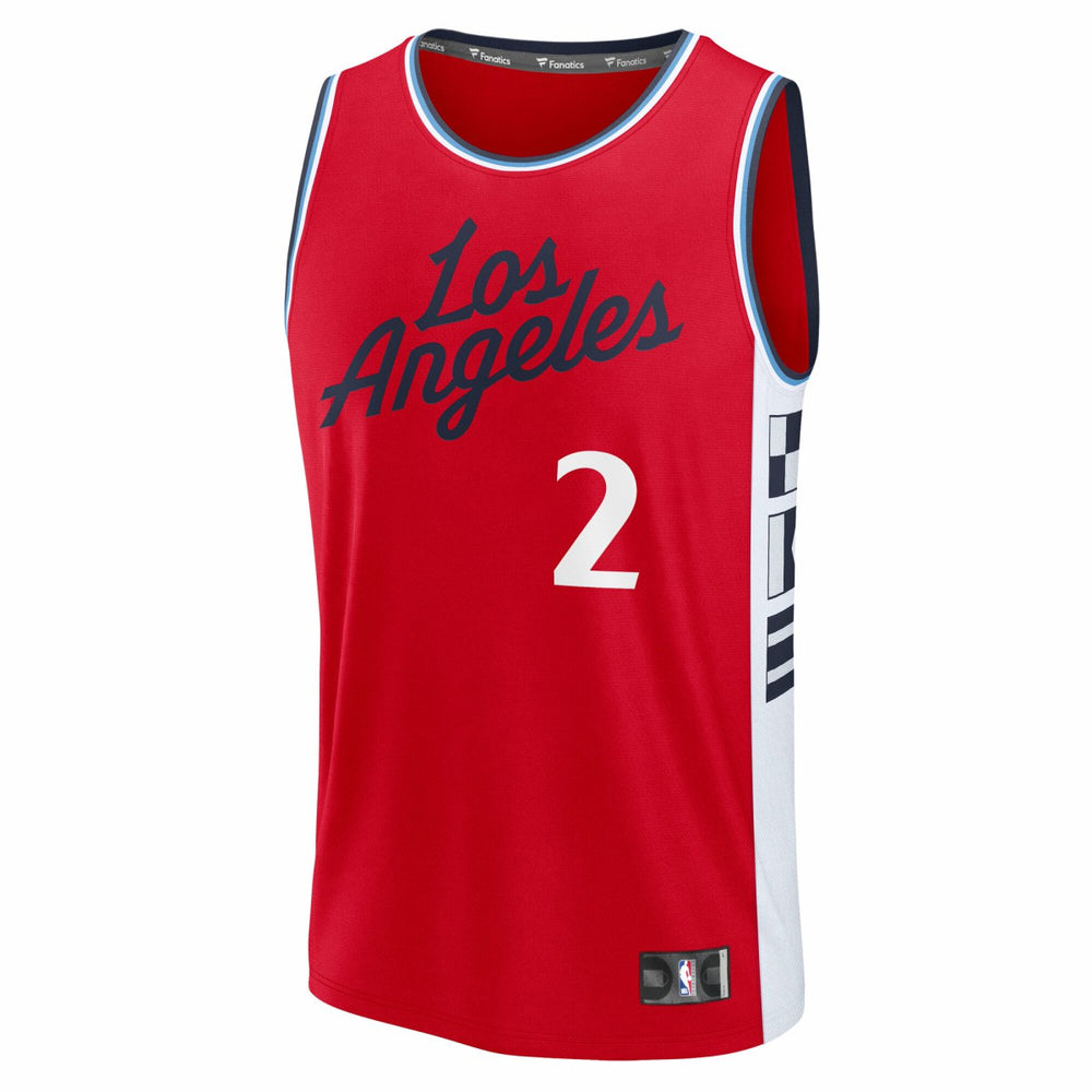 Fanatics - Kawhi Leonard LA Clippers Youth Fast Break Replica Player Jersey - Statement Edition - Red