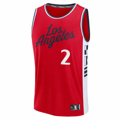 Fanatics - Kawhi Leonard LA Clippers Youth Fast Break Replica Player Jersey - Statement Edition - Red