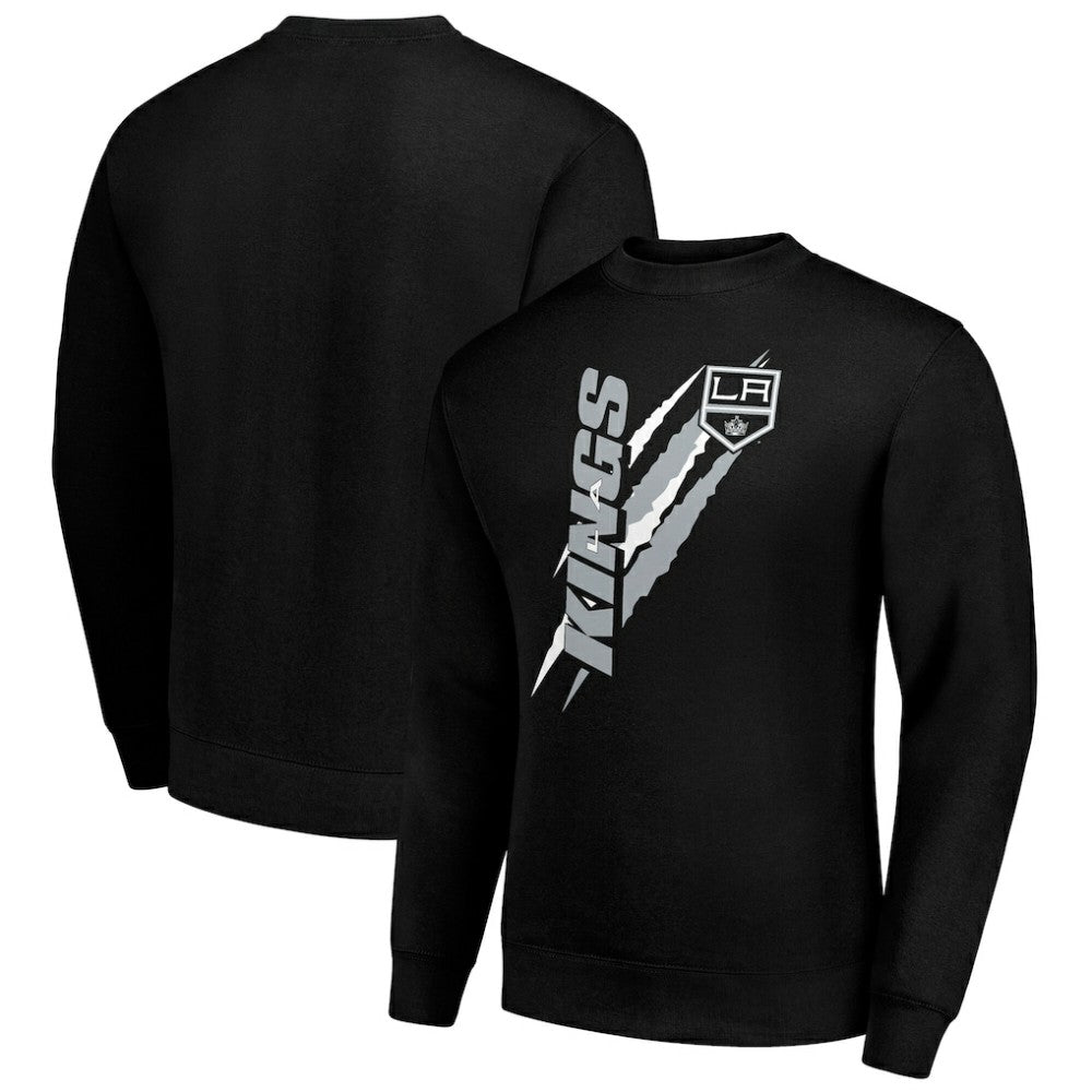 Los Angeles Kings - Starter Color Scratch Pullover Sweatshirt Black