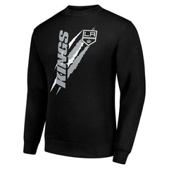 Los Angeles Kings - Starter Color Scratch Pullover Sweatshirt Black