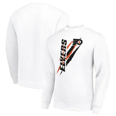 Philadelphia Flyers - Starter Color Scratch Pullover Sweatshirt White