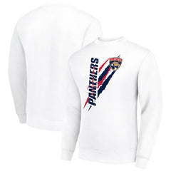 Florida Panthers - Starter Color Scratch Pullover Sweatshirt White