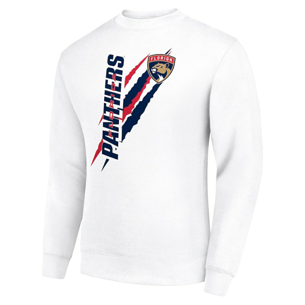 Florida Panthers - Starter Color Scratch Pullover Sweatshirt White