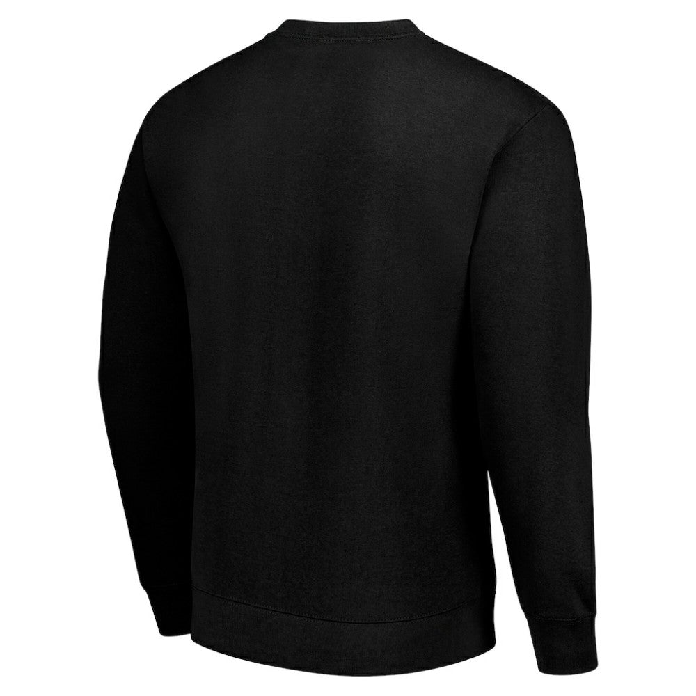 Detroit Red Wings - Starter Stick And Puck Logo Fleece Pullover Sweatshirt Black