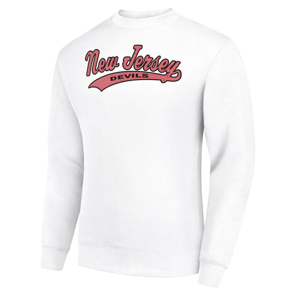 New Jersey Devils - Starter  Tailsweep City Pullover Sweatshirt White
