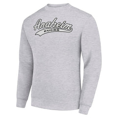 Anaheim Ducks - Starter  Tailsweep City Pullover Sweatshirt Heather Gray