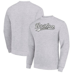 Boston Bruins Starter  Tailsweep City Pullover Sweatshirt Heather Gray